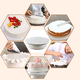 thumbnail image 5 of Plato giratorio para tartas con espátula alisadora, recta y desplazada y nivelador para tartas., 5 of 5