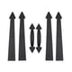 thumbnail image 1 of Magnetic Decorative Garage Door Curb Appeal Faux Bisagras Manijas Kit de Hardware Color Negro Esenciales para el hogar Manija de garaje e imanes de bisagra, 1 of 3