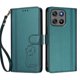 thumbnail image 3 of Funda Cartera Trébol para Motorola Moto G57 con Ranuras Tarjetas y Carga Inalámbrica Verde oscuro, 3 of 6