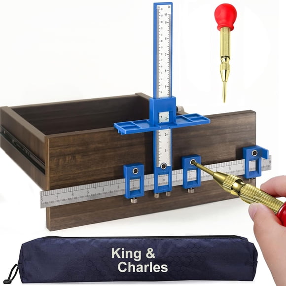 Empuñadura para gabinete Jig King & Charles con punzón