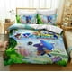 thumbnail image 1 of Sonic The Hedgehog Cartoon3 Quilt Duvet Cover Set Comforter Cover3-Piece Bedding Set, 1 of 5