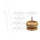 thumbnail image 3 of Bead Spinner Bowl Bead Stringer Bead Bowls Kit Para Clay Beads Art Crafts DIY BigEye Curved Needle, 3 of 5