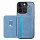thumbnail image 4 of Funda Billetera Tejida para iPhone 14 Pro Max con Soporte y Tarjetero Azul, 4 of 5