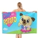 thumbnail image 1 of Chip y Potato Toalla de playa de secado rápido con diseño temático, regalo para mujeres y niñas, ideal para cumpleaños, fans, amantes de la música, uso en la playa o al aire libre, 78 × 180 cm, 1 of 6