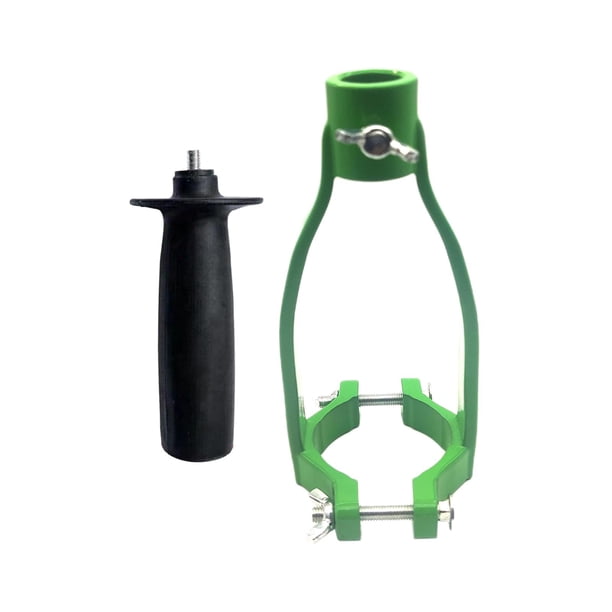 Soporte de Fijación de Brote de Perforación de Agujeros Cuadrados Terreno de Carpintería Profesional de La Carpintería Profesional para El Taladro de Verde y negro
