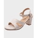 thumbnail image 1 of Sandalia Taco cuadro Blanco, 1 of 5