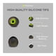 thumbnail image 2 of Auriculares Knox Gear de silicona de 4 mm de diámetro, color negro, 3 pares, 2 of 9