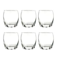 Cristar - Set 6 Vasos Bajos Modelo Napoles 290Ml Jugos Tragos Bebida