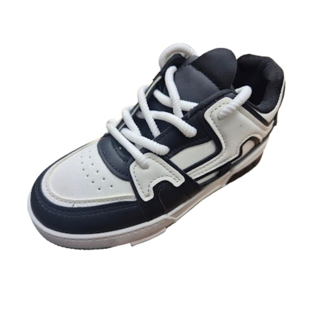 Vinnys Outlet - Zapatilla Con Caña Niño Negro