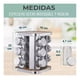 thumbnail image 2 of Especiero Cocina Giratorio 12 Condimentos Acero Inoxidable, 2 of 3