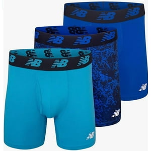 Calzoncillos Tipo Bóxer New Balance 6 Premium Performance Para Hombre, Xxl, Paquete De 3