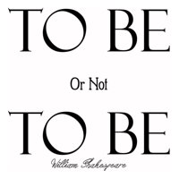 Rienda Libre Graphics - Decomural To Be Or Not To Be Shakespeare Ws-44105