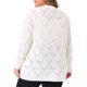 thumbnail image 3 of Agnes Orinda Cárdigan de Punto Casual con Bolsillos para Mujer de Talla Grande, Abierto al Frente, de Manga Larga, 1X Blanco, 3 of 5