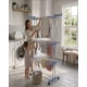 thumbnail image 1 of Tendedero De Ropa Vertical Plegable Organizador Con Ruedas, 1 of 7