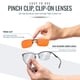 thumbnail image 3 of Gafas Con Clip Que Bloquean La Luz Azul Día Y Noche, 3 of 7