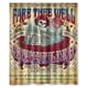 thumbnail image 1 of Cortina de ducha de la banda de rock Grateful Dead, juego de cortina de baño con ganchos, tamaño 60 x 72 pulgadas, 1 of 3