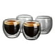 thumbnail image 1 of Set 4 Mug Taza Café Vaso Doble Pared 80 Ml Vidrio Termica, 1 of 3