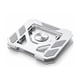 thumbnail image 2 of Soporte Notebook Laptop y Tablet de Aluminio Plegable Ajustable Giratorio 360° de 8 a 17 Pulgadas, 2 of 3