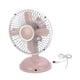 thumbnail image 4 of Mini Ventilador de Escritorio Ventiladores de Cabeza Móvil 2 Velocidades Interior Silencioso Compacto Pequeño Ventilador de Refrigeración Ventilador P Rosa claro, 4 of 5