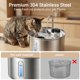 thumbnail image 2 of Fuente de Agua para Gatos SOVELIVEE 3,5 L Acero Inoxidable Silenciosa, 2 of 8
