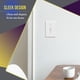 thumbnail image 3 of Placa protectora para interruptor de luz ENERLITES de 1 elemento, 11,43 x 7,01 cm, 3 of 7