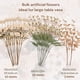 thumbnail image 5 of Arreglos florales de seda Ryddelighome Beige Mums + Eucalipto, 5 of 7