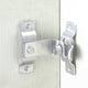 thumbnail image 2 of 2 paquete Cerradura de puerta giratoria, cerradura de puerta de barra de acero inoxidable de 90 grados, cerradura de puerta deslizante, acabado cepillado, 2 of 3