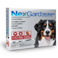 Nexgard - Antiparasitario Perros 25,1 A 50 Kg X 3 Comprimidos Masticables