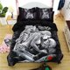 thumbnail image 1 of Sexy Beauty Skeleton Girl Bedding Set Duvet Cover Polyester Comforter Cover Luxury Fashion, 1 of 5