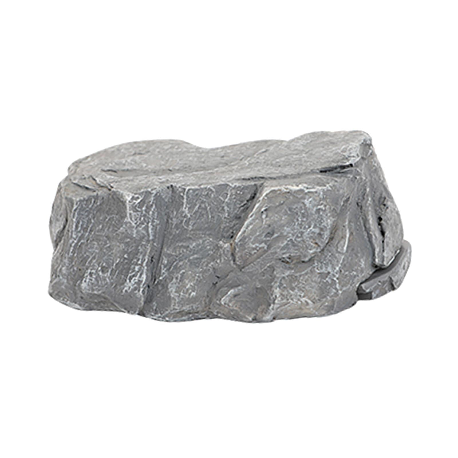 Ioensy - Decoración De Jardín, Ocultador De Llaves, Adornos Y Estatuas De Jardín, Decoración Del Hogar, Caja De Llaves De Repuesto, Piedra