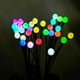 thumbnail image 3 of Set 2 Luces Solares Exterior Jardin Estaca Decorativa Led negro, 3 of 6