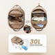 thumbnail image 5 of Mochila Maternal Olivia – Multi Bolsillos y Mudador Portátil - Arena Suave, 5 of 6