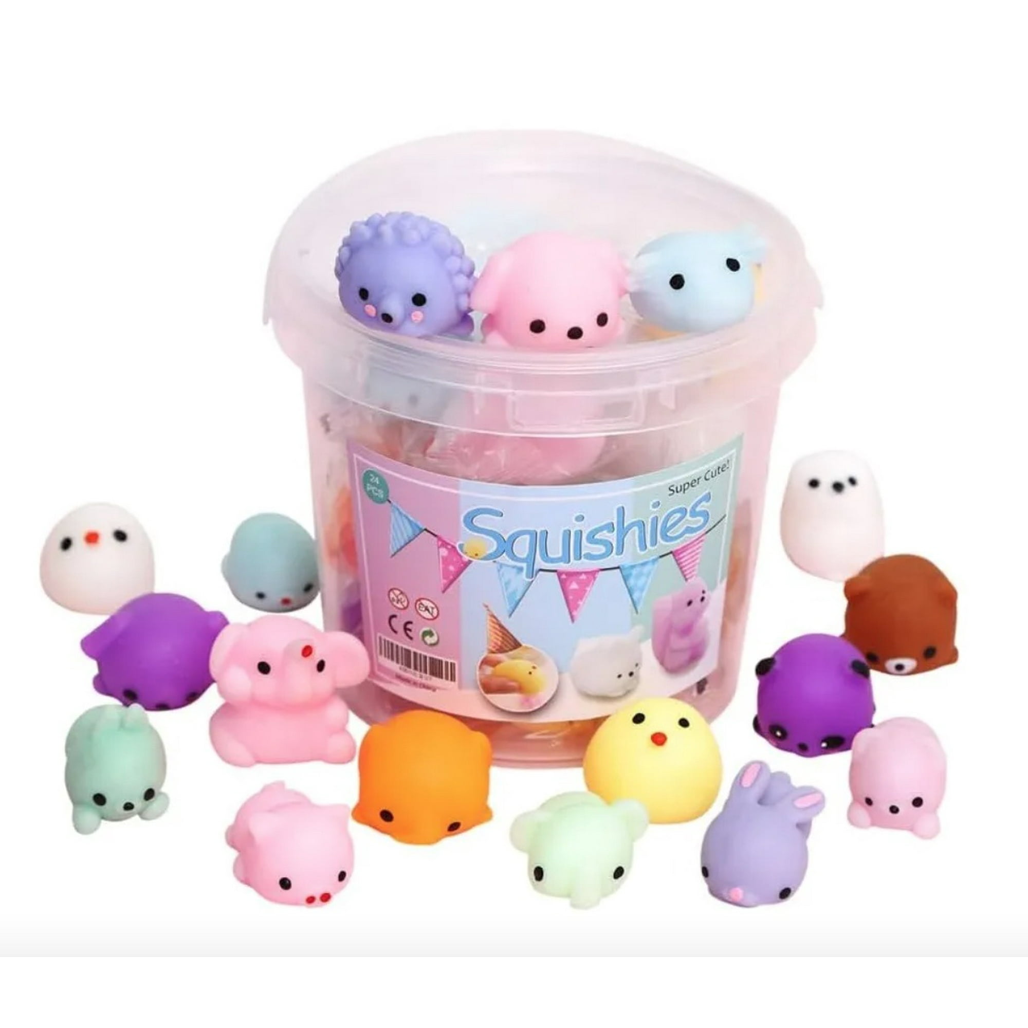 Atlas - Pack Balde 36 Unidades Squishys