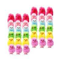 Bothyi - 36 Pollitos De Pascua De Chenilla Realistas Para Cesta, Fiesta De Capó De Pascua