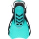 thumbnail image 4 of Fins Cressi Star, corto, ajustable, con tacón abierto, negro y verde aguamarina, XS, 4 of 7