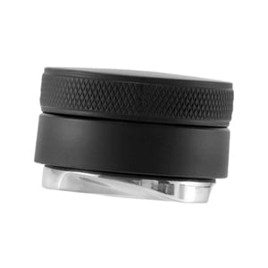 Magideal - Herramienta De Distribución De Manipulación De Café Expreso, Nivelador De Café Biselado De Tres Ángulos De Fácil Limpieza Para Utensilios De Café, Sum Negro 58Mm