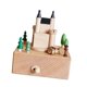 thumbnail image 1 of Figura De Caja De Música De Madera Figura De Caja De Música Para El Hogar Sala De Estar Dormitorio, 1 of 5
