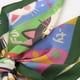 thumbnail image 4 of Pañuelo tipo seda 70x70 estampado familia de gatitos casual verde Talla Única, 4 of 4