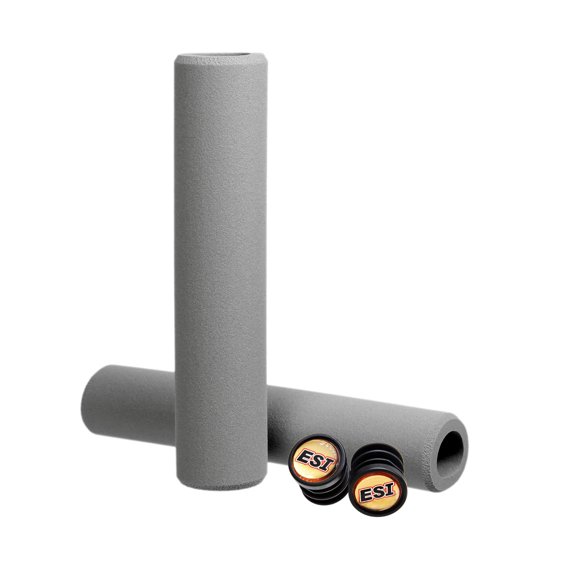 Puños de Manillar ESI Grips Silicona 130 mm Gris 50 g
