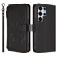 thumbnail image 2 of Funda Cartera Mariposa para [Samsung Galaxy S25 Ultra] con Soporte y Cremallera Negro, 2 of 6