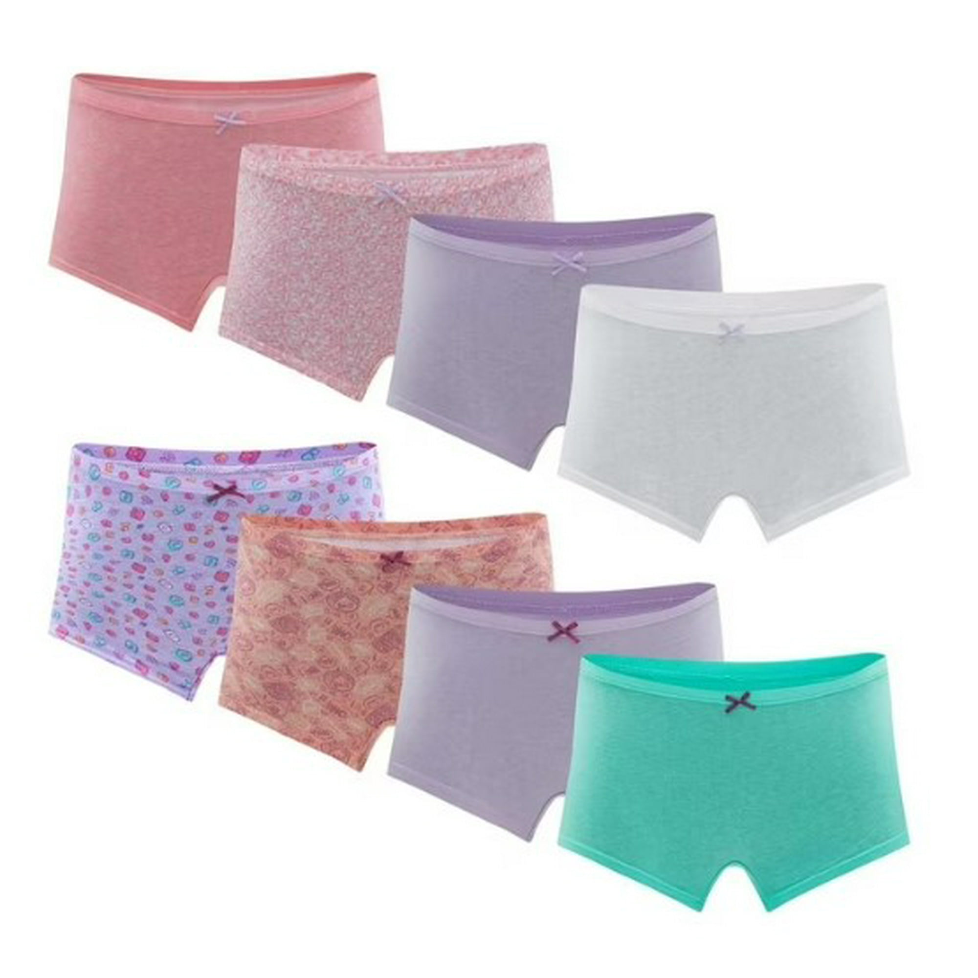 Giovacchino - Pack De 8 Calzon Boxer Pantaleta Algodón Niña