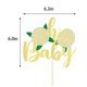 thumbnail image 2 of Adorno para pastel AROKIPPRY Limón Oh Baby con brillantina dorada, 2 of 8