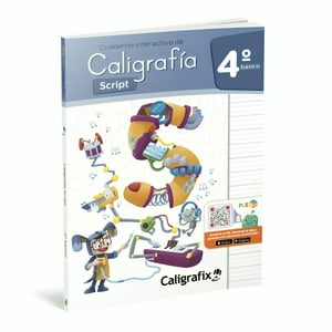 Editorial Caligrafix - Texto Caligrafia Script 4º Basico - Interactivo /567