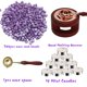 thumbnail image 3 of Kit de sellado de cera Atopbb 300 perlas lilas + calentador + cuchara, 3 of 6