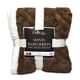 thumbnail image 1 of Manta Termica 125x155cm Plush Sherpa Cafe Oscuro, 1 of 2