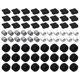 thumbnail image 2 of Juego de ruedas, neumáticos y ejes LEGO City, negro, blanco y gris claro, 72 piezas, 2 of 2