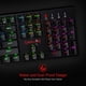 thumbnail image 5 of Redragon K582 SURARA RGB LED Teclado mecánico para juegos retroiluminado con 104 teclas-interruptores lineales y rojos silenciosos, 5 of 10