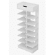 thumbnail image 4 of Zapatero Organizador Estante Zapatos 14 Pcs Hall Armario Blanco, 4 of 5