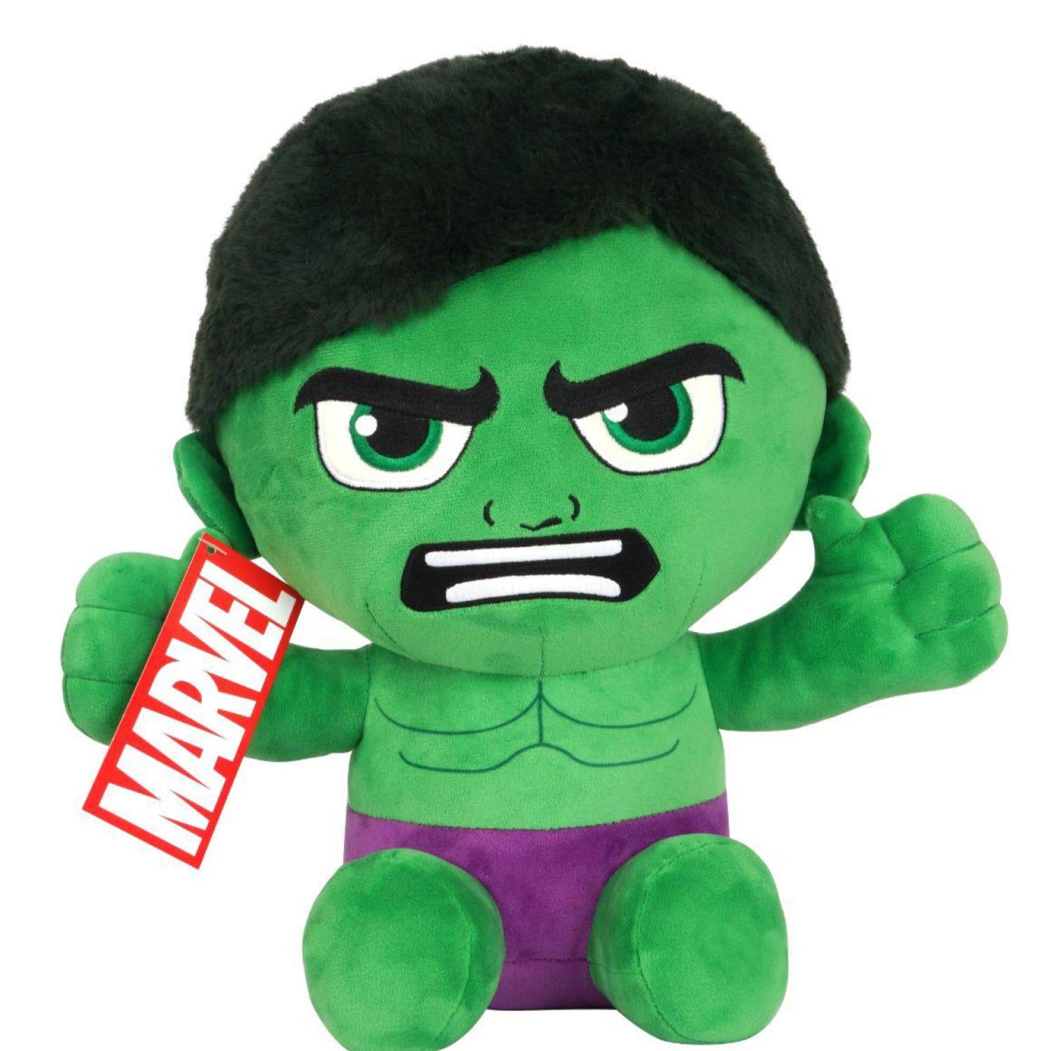 Mattel - Juguete Figura De Accion Peluche Hulk Verde 30cm