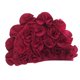 thumbnail image 4 of Gorro De Natación Pétalos Florales Gorros De Natación De Playa De Moda Para Ni?as Jóvenes Mujeres Rojo Oscuro, 4 of 5